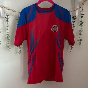 Costa Rica Vintage 2002 FIFA Jersey Youth sz 18